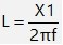 minimum inductance value formula