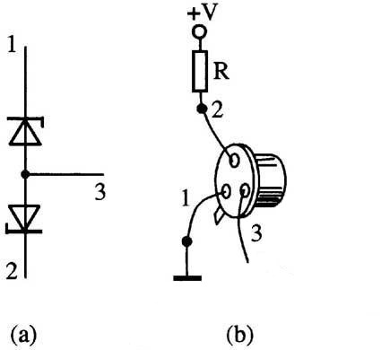 Three-pin Zener diode