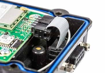 Figure 7. Example of IDC connectors in a small module