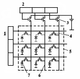 CMOS image sensitive element array structure