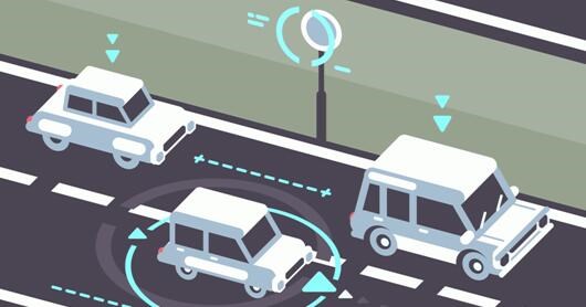 autonomous vehicle and radar sensor