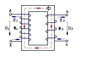 Schematic diagram of voltage transformer