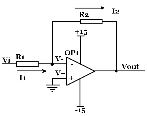 Classic operational amplifier circuit diagram 1