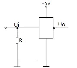 Pull-down Resistor Circuit