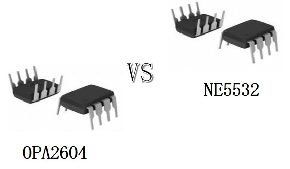 OPA2604 VS NE5532 How to differentiate them?