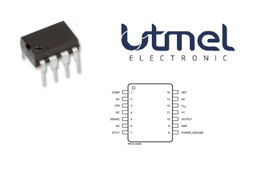 TL3845P Current-Mode PWM Controller:Description;Features and Pinout