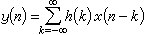 The output signal sequence