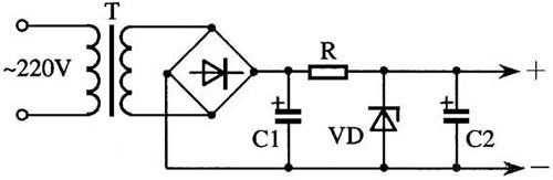 a parallel voltage stabilizing circuit