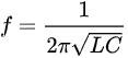 the oscillation frequency of the oscillation circuit