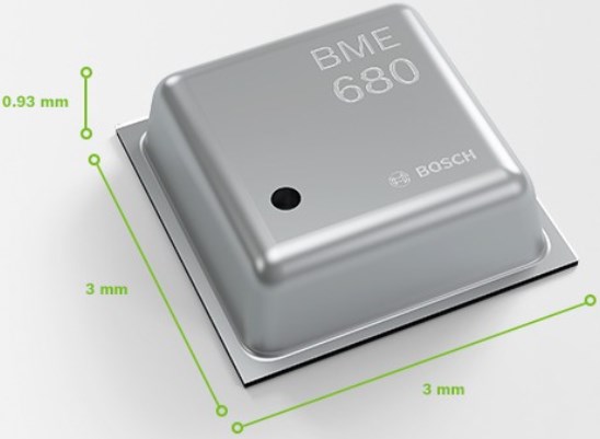 BME680 Temperature & Humidity & Gas Sensor: BME280 vs BME680, Datasheet, Pinout
