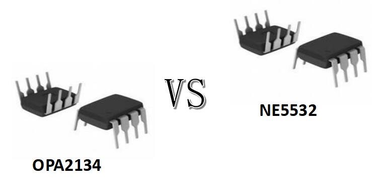 OPA2134 VS NE5532 How to differentiate the OPA2134 and NE5532