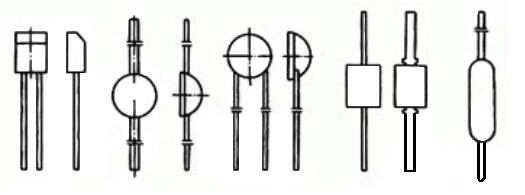 Varactor diode package form
