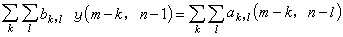 two-variable linear constant coefficient difference equation
