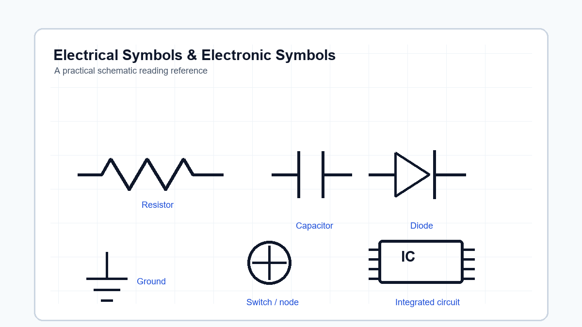 Electrical Symbols & Electronic Symbols: A Practical Guide to Reading Circuit Diagrams