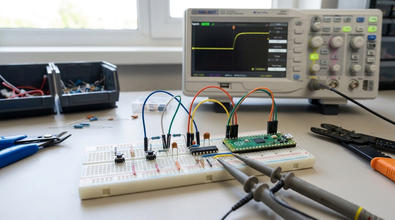 Switch Debouncing for MCU Inputs: RC, Schmitt Trigger, or Firmware?