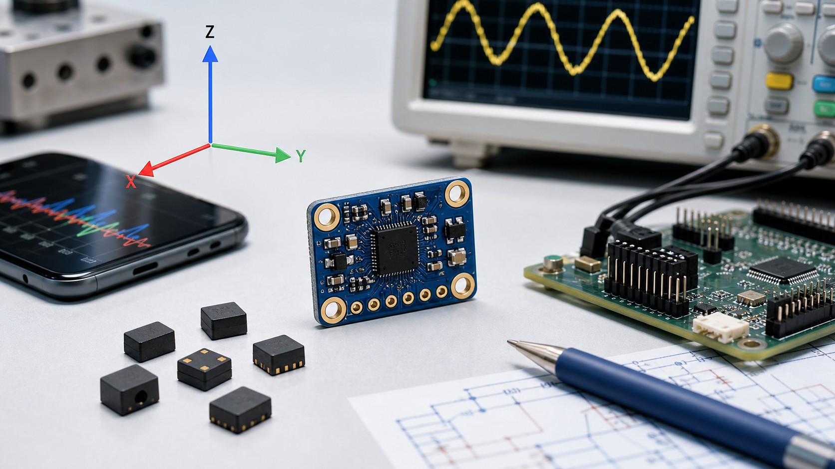 Accelerometer Sensors Guide: Working Principle, Circuit Design, Specifications, and Applications