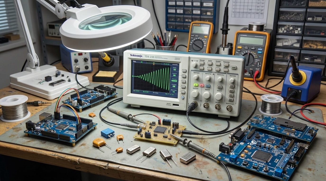 MCU Crystal Selection & Startup Verification: Load Capacitance, ESR, and Oscillation Margin Guide