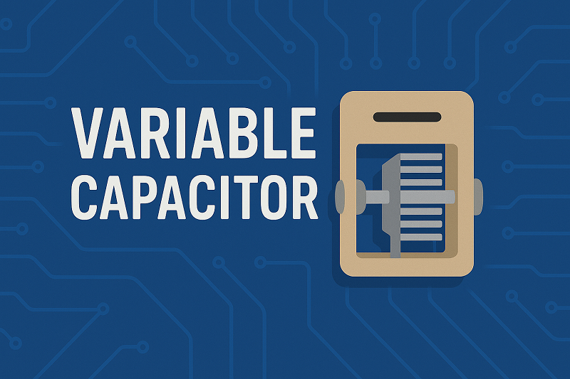 What is a variable capacitor?
