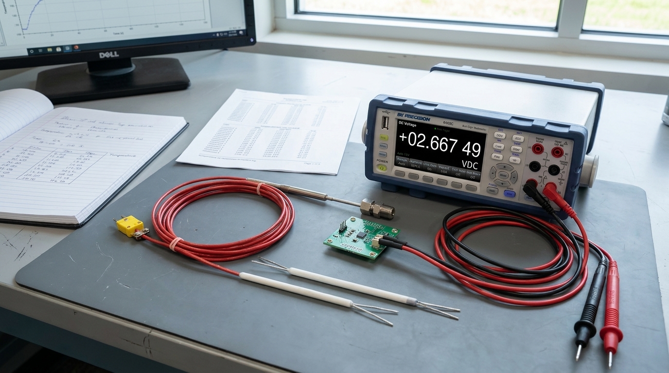 Temperature Sensor Types Comparison: Thermocouple, RTD, and Semiconductor IC Selection Guide