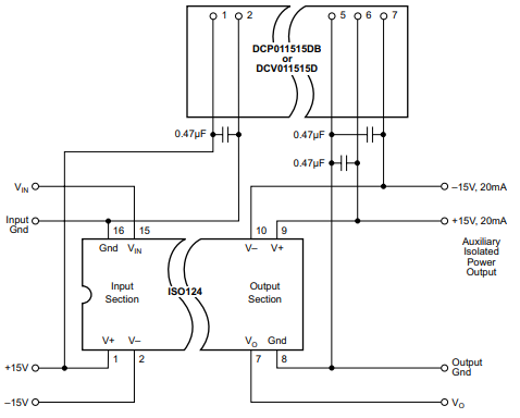 Typical Application Input-Side Powered ISO Amplifier Schematic.png Typical Application Input-Side Powered ISO Amplifier Schematic.png