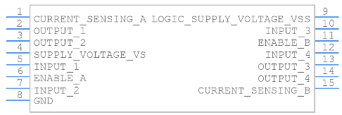 PCB Symbol - STMicroelectronics L298N.png PCB Symbol - STMicroelectronics L298N.png