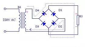 Principle analysis of bridge rectifier circuit 1