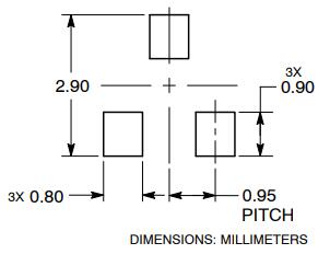 BSS138LT1G Recommended soldering footprint.jpg BSS138LT1G Recommended soldering footprint.jpg