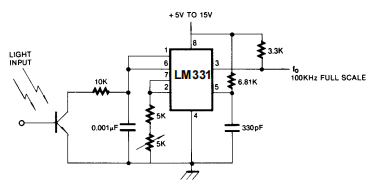 LM331 V-F Converter: Circuit, Price and Pinout