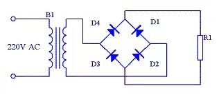 Bridge rectifier circuit