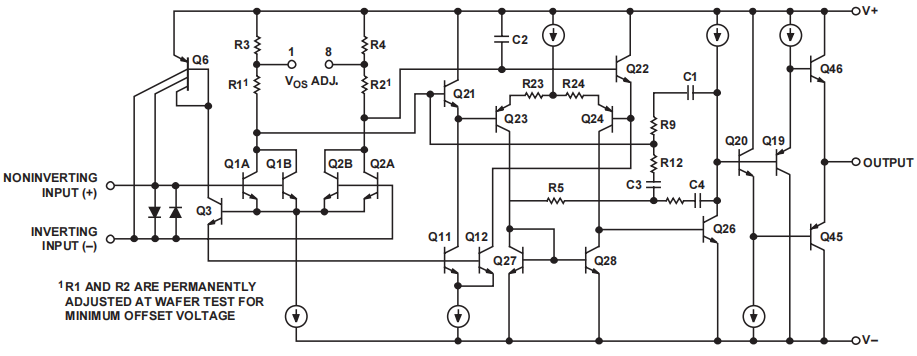 thumbnail interactive-video image 1 of 10x OP27G OP27GP OP27GPZ Precision Operational Amplifier – DIP-8 IC (smw Brand) 1 of 5