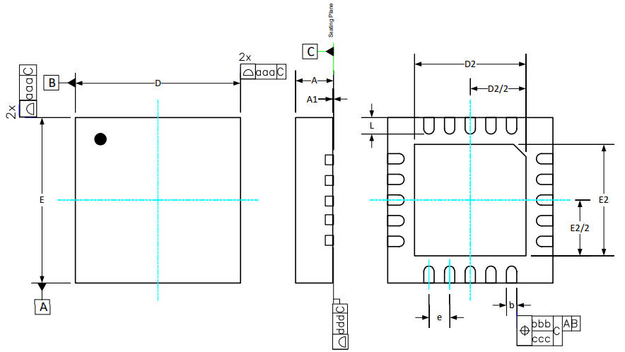 20-pin <a href='https://www.utmel.com/blog/categories/integrated%20circuit/the-introduction-to-qfn-package'><strong>QFN</strong></a> Package Outline.png 20-pin QFN Package Outline.png