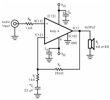 Typical Application Typical Audio Amplifier Application Circuit.png