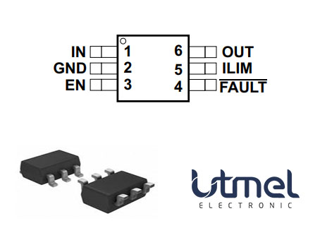 TPS2553DBVR Power-Distribution Switch: Layout, Pinout, and