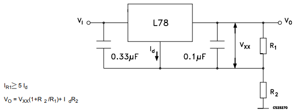 L7806CV Circuit for Increasing Output Voltage.png