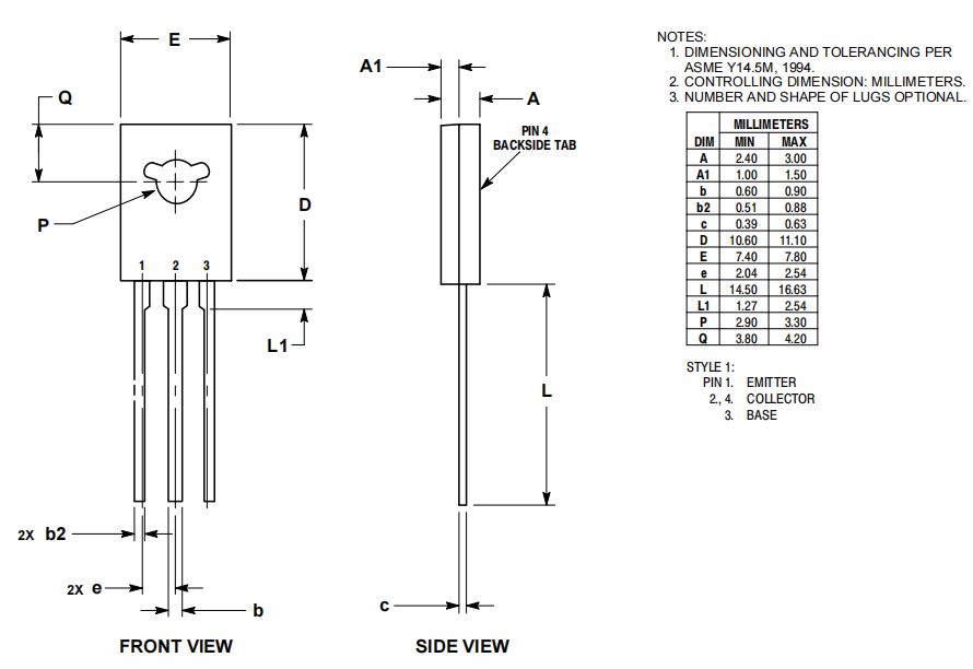 BD679 Transistor Pinout, Equivalent and Datasheet