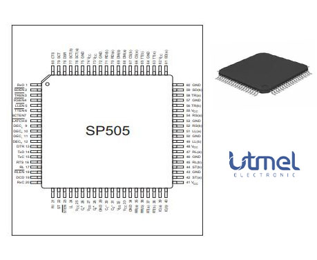 SP505 Transceiver：Datasheet, Pinout, Operation Circuit