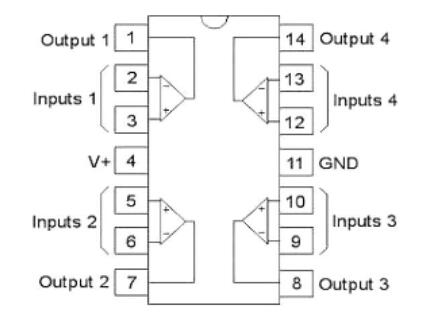 2 X Circuits Intégrés LM324 - Amplificateur Opérationnel Quad Généraliste, Tension 3V à 32V, Boîtier DIP-14 - Pour Projets électroniques, Capteurs, Audio