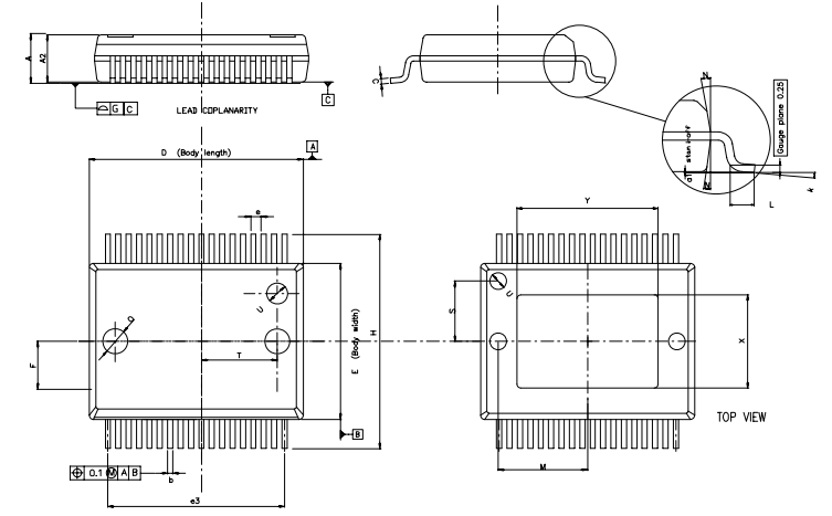 TDA7498E Audio Amplifier: Block Diagram, Datasheet, and Test Circuit