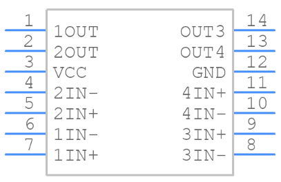 PCB Symbol - Texas Instruments LM2901D.png PCB Symbol - Texas Instruments LM2901D.png