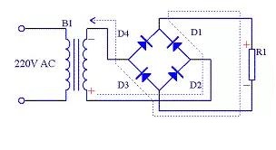 Principle analysis of bridge rectifier circuit 2