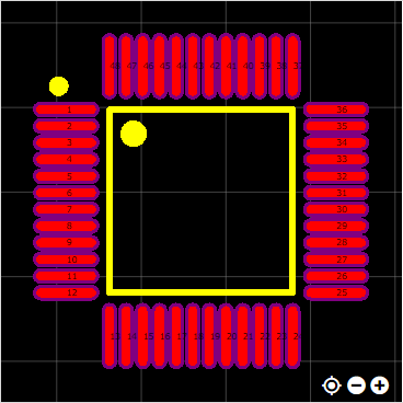 STM32F303C8T6 Footprint.png STM32F303C8T6 Footprint.png
