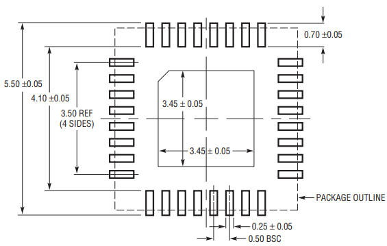 LTC4260CUH#PBF dimension.png