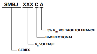 SMBJ60CA TVs Diodes: System, Pinout, and Datasheet