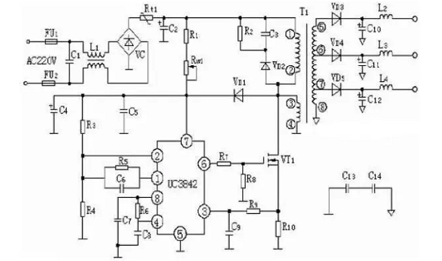 Figure. 4 PWM Switching Power Supply Integrated Control IC-UC3842.png