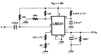 LM331 V-F Converter: Circuit, Price and Pinout
