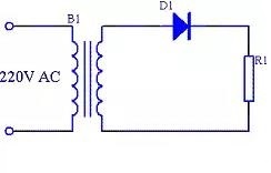 Half-wave rectifier circuit