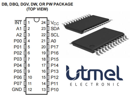 PCF8575 I/O Expander : Pinout, Schematic and Datasheet