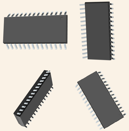 Atmel AT28C16-DIP24 CI Mémoire DIP-24 EEPROM 16 Ko 2 K X 8 - Foto 2