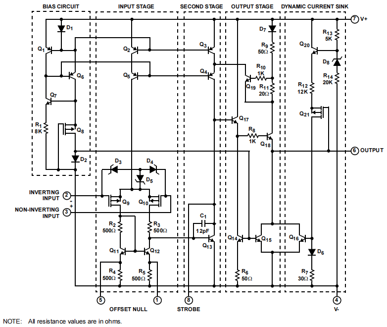 Ca3140 Op Amp Circuit Pinout And Datasheet Images