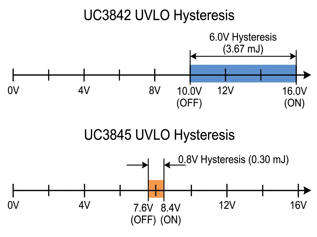 Technical-diagram-comparing-the-UVLO-voltage-hysteresis-bands-of-the-UC3842-and-UC3845.-On-top,-show.jpg Technical-diagram-comparing-the-UVLO-voltage-hysteresis-bands-of-the-UC3842-and-UC3845.-On-top,-show.jpg